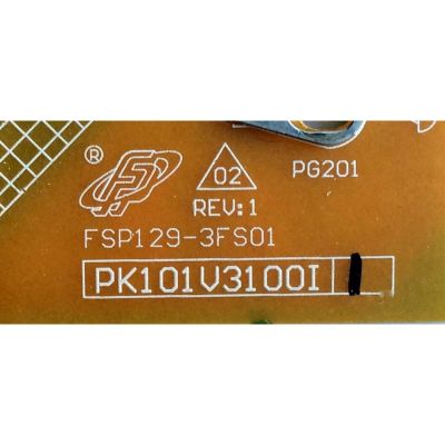 FUENTE DE PODER / TOSHIBA 75030616 / PK101V3100I / FSP129-3FS01 / PARTE SUSTITUTA PK101V30100I / MODELOS 42L6200U / 47L6200U / 55L6200U - Imagen 3