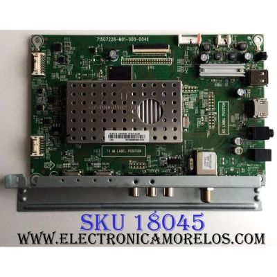 MAIN PARA TV LG / NUMERO DE PARTE 756TXFCB0QK0350 / XFCB0QK035 / 715G7228-M01-000-004K / 756TXFCB0QK035 / XFCB0QK035010X / PANEL TPT550J1-HVN06.U REV:S510D / MODELOS 55LF5700-UA / 55LF5700-UA.CUSDLH