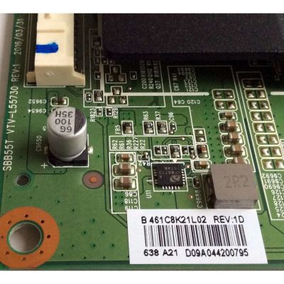 MAIN PARA TV TOSHIBA 4K·UHD / NUMERO DE PARTE 431C8K21L02 / SBB55T VTV-L55730 / BB49T / 461C8K21L02 / SBB55T VTV-L55730 REV:1 / PANEL K490WDR1 / MODELO 49L621U - Imagen 2