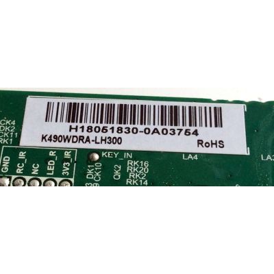 MAIN / TOSHIBA 2T10000005I / H18051830 / TD.T950.61 / FW:1394+93 / E254215 / PANEL`S K490WDRA-LH300 / K490WDRB / MODELO 49LF421U19 - Imagen 4