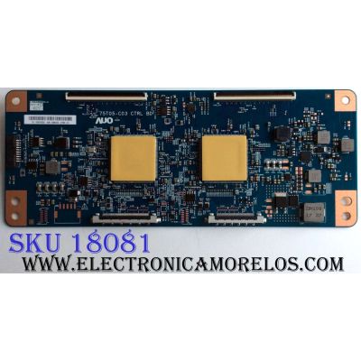 T-CON / VIZIO 55.65T56.C01 / 75T05-C03 / 5565T56C01 / E88441 / PANEL T650QVF09.1 / MODELOS P65-F1 / P65-F1 LTMAXIKU