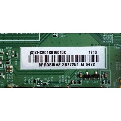 MAIN / INSIGNIA 756TXHCB01K0190 / XHCB01K019 / CBPRGSIKA2 / 756TXHCB01K019 / 715G8501-M0E-B00-005T / XHCB01K019010X / (X)XHCB01K019010X / BPRGSIKA2 / PANEL TPT500U1-QVN03.U REV:S5B0A / MODELO NS-50DR620NA18 - Imagen 3