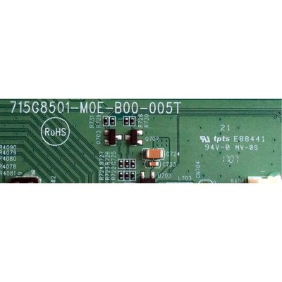 MAIN / INSIGNIA 756TXHCB01K0190 / XHCB01K019 / CBPRGSIKA2 / 756TXHCB01K019 / 715G8501-M0E-B00-005T / XHCB01K019010X / (X)XHCB01K019010X / BPRGSIKA2 / PANEL TPT500U1-QVN03.U REV:S5B0A / MODELO NS-50DR620NA18 - Imagen 2