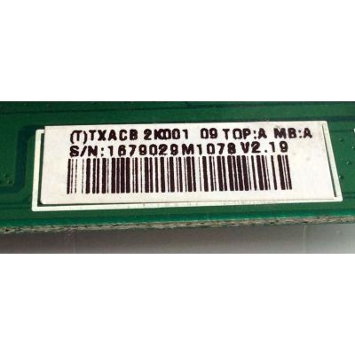 MAIN / VIZIO CBPFTXACB2K001 / TXACB2K001 / 715G3711-M02-000-004K / TXACB2K00109 / TXACB2K00106 / TXACB2K001 09 / TXACB2K001 06 / PANEL TPM185B1-L01 REV:C1N / MODELO M190VA - Imagen 3