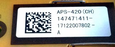 FUENTE DE PODER / SONY 1-474-714-11 / 1-474-714-12 / APS-420(CH) / 147471411 / 147471412 / 1-983-330-11 / APS-420 / PANEL YD8F009DND01B / MODELO XBR-65X900F - Imagen 2
