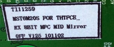 TARJETA INTERFACE / WESTINGHOUSE TI11259 / SZTHTFTV1812 / E216098 / PARTES SUSTITUTAS TI10136 / TI10143-10 / TI10143-9 / TI12010 / TI11210 / TI10201-1/2 / TI10201-2 / TI11050 / TI11071 / TI11205 / PANEL LTA550HJ12 / MODELO LD-5580Z - Imagen 4