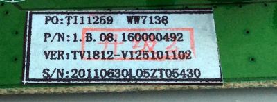 TARJETA INTERFACE / WESTINGHOUSE TI11259 / SZTHTFTV1812 / E216098 / PARTES SUSTITUTAS TI10136 / TI10143-10 / TI10143-9 / TI12010 / TI11210 / TI10201-1/2 / TI10201-2 / TI11050 / TI11071 / TI11205 / PANEL LTA550HJ12 / MODELO LD-5580Z - Imagen 3