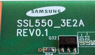 LED DRIVER / WESTINGHOUSE LJ97-03544A / SSL550_3E2A / 03544A / REV0.1 / PANEL`S LTA550HJ12 / LTA550HQ14 / MODELOS LD-5580Z / SE551GS / F55T39EGWD - Imagen 2