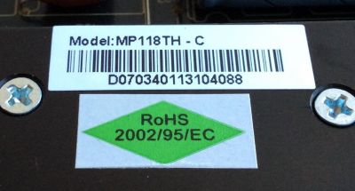 FUENTE DE PODER / WESTINGHOUSE MP118TH-C / MP118TH / REV1.1 / PANEL LTA550HJ12 / MODELO LD-5580Z - Imagen 2
