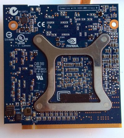 TARJETA DE GRAFICOS / HP 489548-001 / TS-M-8V01C / 17002 / P616 / REV: M03 / MODELO IQ506 - Imagen 2