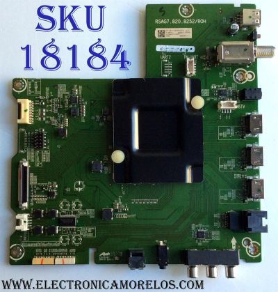 MAIN / HISENSE 232510B / RSAG7.820.8252/R0H / 232509B / 232510 / 232509 / HU43A6100UWR / 3TE43M181822 / TM188F42JJ / MODELO 43R6E