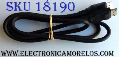 CABLE ONE CONNECT PARA CAJA DE TV / SAMSUNG DisplayPort Cable E119932 AWM STYLE 20276 80ºC 30V VW-1 / CABLE 60" 152 1/2 CM DE LARGO	