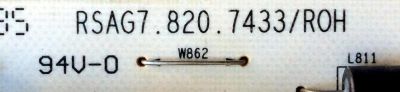FUENTE DE PODER / HISENSE 215739 / RSAG7.820.7433/ROH / HLL-4860WG / E166702 / CQC13134095636 - Imagen 3