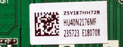MAIN FUENTE (COMBO) HISENSE  / NUMERO DE PARTE 235723 / TP.SR.PB701 / HU40N2176MF / 36275-235723-187L / LSC400HN02 / PANEL JHD400N2F31-TXL2B1QL\S0\GM\ROH / MODELO 40EU3000 / 40EU3000 HU40N2176MF - Imagen 2