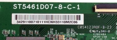 T-CON PARA TV TCL / NUMERO DE PARTE 34291100710111 / ST5461D07-8-C-1 / 34.29110.071 / C054123A0F-B-23 / 34291100710100 / PANEL LVF550ND1L CD9W16 / DISPLAY ST5461D07-1 VER.2.2 / MODELOS 55S403 / 55S405 - Imagen 2