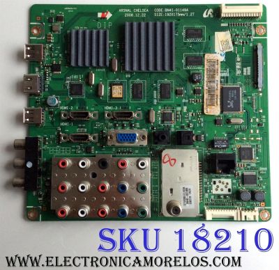 MAIN / SAMSUNG BN94-02597E / BN41-01149A / BN97-03117E / PANEL LTF460HF06 A04 / MODELOS LN46B630N1F / LN46B630N1FXZA SS02