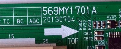 MAIN / INSIGNIA 6MY0110110 / 569MY1701A / 20130704 / VER:A / 37MY83 / PANEL DT37K83 V01 / MODELO NS-37D20SNA14 - Imagen 2