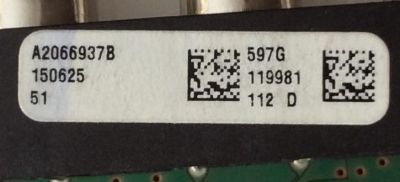 MAIN / SONY A-2066-937-B / 1-894-094-22 / 173534122 / A2066937B 597G / S100004SS2051-12 / PANEL LTF320AP08 A08 / MODELO KDL-32R500C - Imagen 2