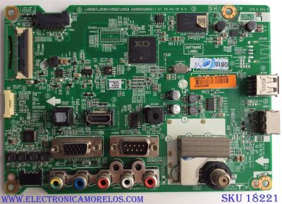 MAIN / LG EBT63893901 / EAX66302806 (1.0) / EAX66302806 / PANEL LC550EUE (FH)(M3) / MODELOS 55LX341C-UA.BUSYLJ / 55LX341C