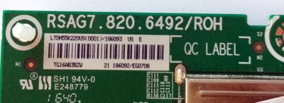 MAIN / INSIGNIA 186093 / RSAG7.820.6492/ROH / 186092 / LTDN55K220US(0001) / EG0708 / PANEL HD550DF-E32 / MODELO NS-55D510NA17 - Imagen 2
