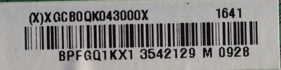 MAIN / VIZIO XGCB0QK0430 / 715G7228-M01-002-004Y / E342828 / PANEL TPT390J1-HVN04 REV:S001C / MODELO NS-39DR510NA17 - Imagen 2