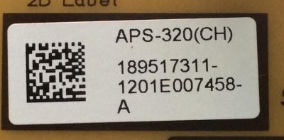 FUENTE DE PODER / SONY 1-895-173-11 / 189517311 / APS-320(CH) / 1-885-901-12 / APS-320 / SUSTITUTA 1-895-173-12 / MODELO KDL-40EX640 / PANEL LTY400HF10	 - Imagen 2