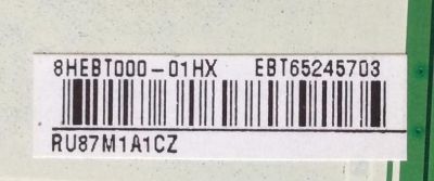 MAIN PARA TV LG NUMERO DE PARTE EBT65245703 / EAX67872805(1.1) / PANEL HC550EGG-ABSR4-214X / DISPLAY HV550QUB-N4D / MODELO 55UK6500AUA.BUSTLJR - Imagen 2