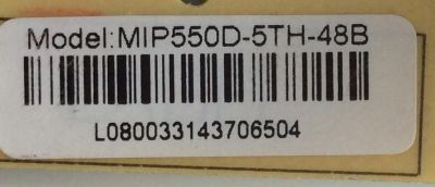 FUENTE DE PODER / WESTINGHOUSE MIP550D-5TH-48B / MIP550D-5TH / REV:1.0 / E255554 / PANEL LSC480HN05 / MODELO DWM48F1Y1 - Imagen 2
