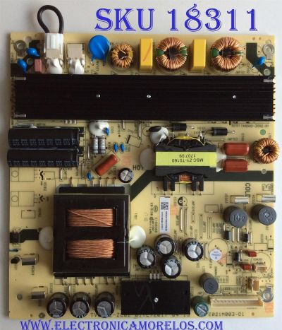 FUENTE DE PODER / JVC 1010146044 / E168066 / M58/2010027656/26 / TV5502-ZC02-01(0)2017-04-13 / E021M003-01 / TV5502-ZC02-01 / PANEL LC546PU1L01 / MODELO LT-55MA770	