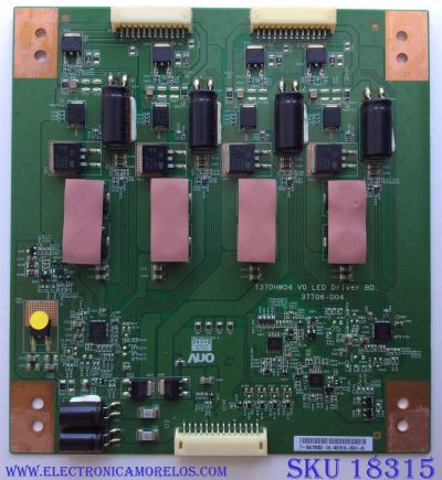 LED DRIVER / INSIGNIA 55.42T09.D03 / T370HW04 V0 / 37T06-D04 / 5542T09D03 / T370HW04 / PANEL T420HW07 V.3 / MODELO NS-42E859A11