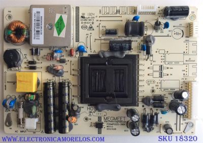 FUENTE DE PODER / PIONEER MP022S-39-105V / MP022S-39DX / REV:1.0 / E214852 / PANEL LK315T3HB94 / MODELO PLE-3203HD / SLE2039