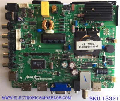 MAIN / FUENTE (COMBO) / "NOTA: RCA DAÑADO" WESTINGHOUSE H15061262 / TP.MS3393.PB851 / 2025A001A0 / E157925 / PANEL ST2751A01-4 / MODELO WD28HC1160