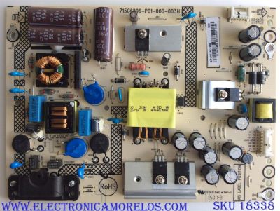 FUENTE DE PODER / SHARP PLTVEL261XAB9 / 715G6896-P01-000-003H / PANEL TPT315B5-HVN REV.S520D / MODELO LC-32LB261U