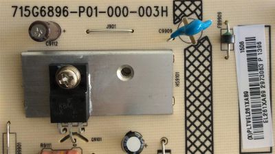 FUENTE DE PODER / SHARP PLTVEL261XAB9 / 715G6896-P01-000-003H / PANEL TPT315B5-HVN REV.S520D / MODELO LC-32LB261U - Imagen 2