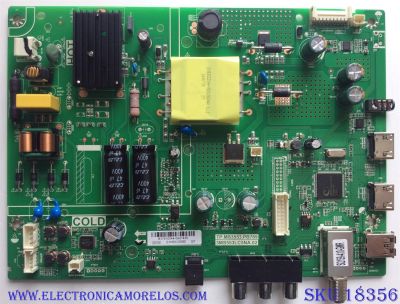 MAIN / FUENTE (COMBO) / TOSHIBA B17010044 / TP.MS3553.PB789 / 3MS553LC5NA.02 / E239218 / 32D1630 / MODELO 32L310U18