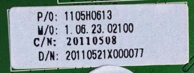 DRIVER T-CON / APEX 1105H0613 / CV6M20 V1.1 / PANEL LTA400HF16 / MODELO LE40H88	 - Imagen 2