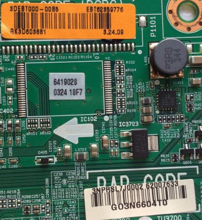 MAIN / LG EBT62359776 / EAX65049107 (1.0) / EAX65049107 / PANEL LC420DUE (SF)(R1) / MOD. 42LN5400-UA.AUSYLJR / 42LN5400 / MAS SUSTITUTAS EN DESCRIPCION EBT62359736 / EBT62359794 / EBT62878002 / EBT62359778 / EBT62359752 / EBT62359784 / EBT62359742 - Imagen 2