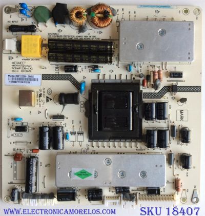 FUENTE DE PODER / APEX MP123B-39DX / MP123B-CX2 / REV:1.0 / E214852 / PANEL`S V390HJI-P02 REV.C1 / V290HJI-P02 / MODELO LE3943