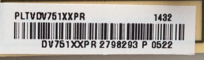 FUENTE DE PODER / SHARP PLTVDV51XXPR / 715G6335-P02-003-003M / PANEL TPT500J1-HVN08 REV:S300B / MODELO LC-50LB261U	 - Imagen 2