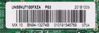 MAIN ORIGINAL PARA TV SAMSUNG / NUMERO DE PARTE BN94-13274B / BN41-02635B / BN97-14778M / PANEL CY-NN055HGV1H / DISPLAY ST5461D08-1 VER.2.1 / BN96-41915A / MODELOS UN55NU7100F / UN55NU7100FXZA CB06 / UN55NU710DFXZA CB06 - Imagen 2