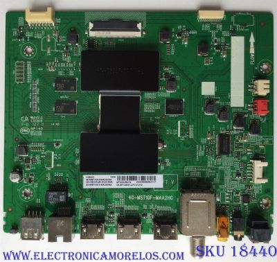 MAIN PARA TV TCL 4K UHD HDR ROKU TV / NUMERO DE PARTE 08-CS55CUN-OC416AA / 40-MST10F-MAA2HG / V8-ST10K01-LF1V1210 / 08-MST1003-MA200AA / 08-MST1003-MA300AA / PANEL LVU550NDEL / MODELO 55S423