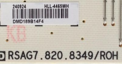 FUENTE DE PODER / SHARP 240924 / RSAG7.820.8349/ROH / HLL-4465WH / E166702 / CQC13134095636 / MODELOS 55R6000E / LC-55Q7530U / LC-55Q7530U 55G1834D4H / LC-55Q7530U 55G1830J9H - Imagen 2