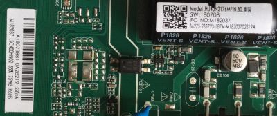 MAIN / FUENTE (COMBO) / HISENSE A18073881 / M182037 / TP.SR.PB701 / M180708 / LSC400HN02 / HU40N2176MF.N.80 / PANEL JHD400N2F31-TX / MODELO 40EU3000	 - Imagen 2