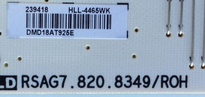 FUENTE DE PODER PARA TV HISENSE / SHARP / NUMERO DE PARTE 239418 / HLL-4465WK / RSAG7.820.8349/ROH / CQC13134095636 / PANEL HD580S1U91-L1 / HD58DS1V03-L1 / DISPLAY V580DJ4-QE1 REV.C4 / MODELOS LC-58Q7330U / LC-58Q7370U / 58H6550E / 58R6E / 58RGE - Imagen 2