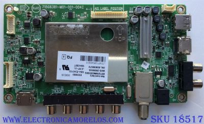 MAIN / VIZIO 715G6381-M01-001-004I / E420-B1 LTFWPTGR / MODELO E420-B1 PD150328798	