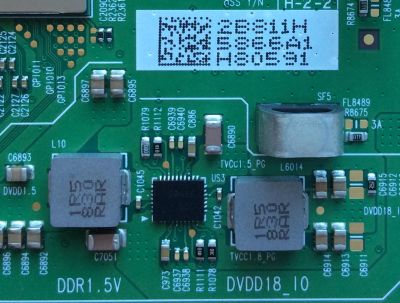 T-CON / LG 6871L-5866A / 5866A / DVDD18_10 / PANEL LE650AQD (EL)(A3) / MODELO OLED65C8PUA.BUSWLJR / OLED65B8PUA.BUSWLJR - Imagen 2