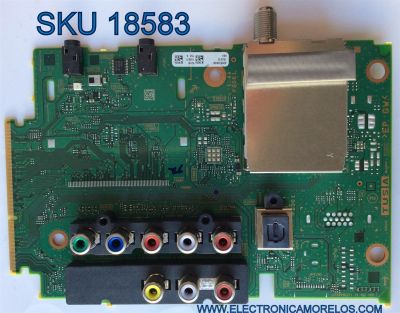TARJETA TUNER A/V PARA TV SONY / NUMERO DE PARTE A2063360B 501 / 1-894-336-31 / 173543331 / A-2063-360-B 501 / 189433631 / PANEL YD4S650DTU01 / MODELO XBR65X950B / XBR-65X950B
