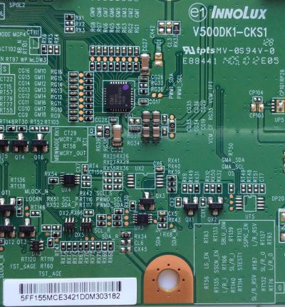 T-CON / VIZIO / V500DK1-CKS1 / V500DK1-CKS1 / PANEL TPT500DK1 REV.DK1 / MODELO P502ui-B1 LTY6RKDQ	 - Imagen 2