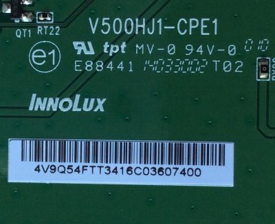 T-CON / LG 50LB6100-UG/ 4V9Q54F / V500HJ1-CPE1 / PANEL NC500DUN-VXBP2 / MODELO 50LB6100-UG.BUSJLJR	 - Imagen 2