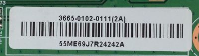 LED DRIVER / VIZIO 3665-0102-0111 / 0171-2471-0172 / MODELO M65-F0	 - Imagen 2